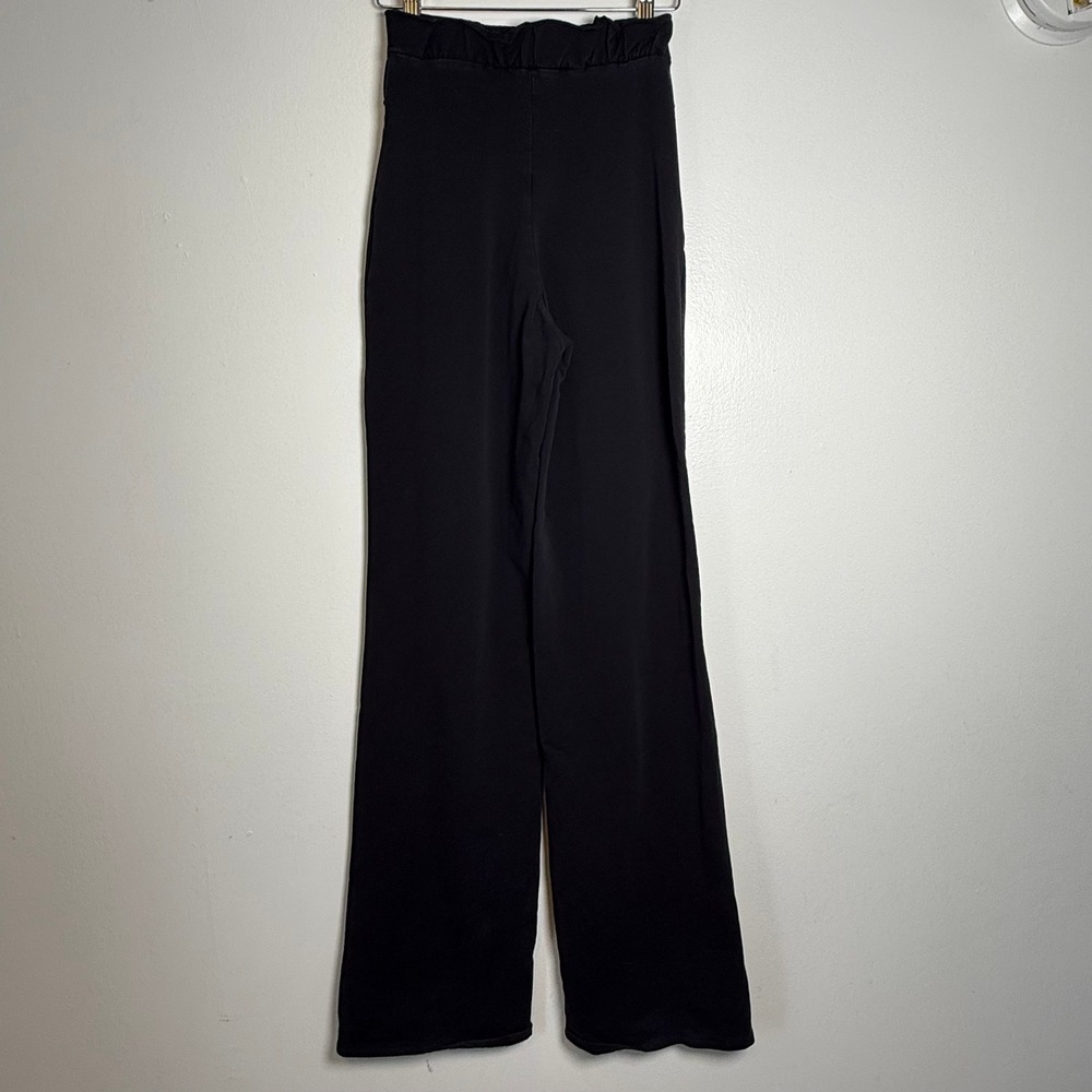 SLGHR Black‎ High Waisted Wide Leg Pants Size 4 Paperbag Waist - Picture 6 of 9